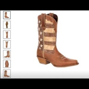 Durango crush American Flag tan western boots